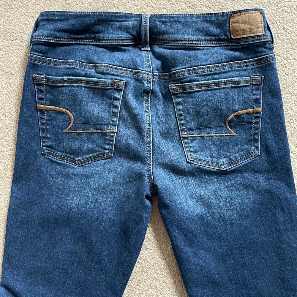 American Eagle Outfitters Women's Bootcut Super Stretch Jeans, Size 10 Long - Picture 4 of 9
